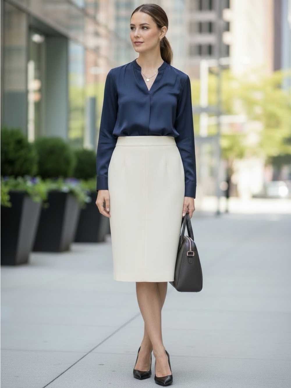 Vintage 80s Mr Jax Ivory Linen Blend Midi Skirt Pleated Quiet Luxury
Canada